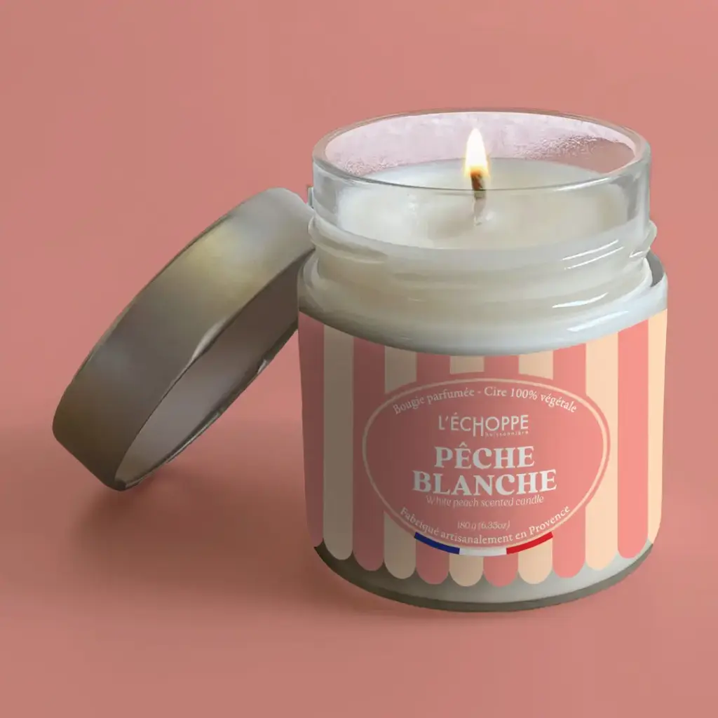 PÊCHE BLANCHE - WHITE PEACH SCENTED CANDLE