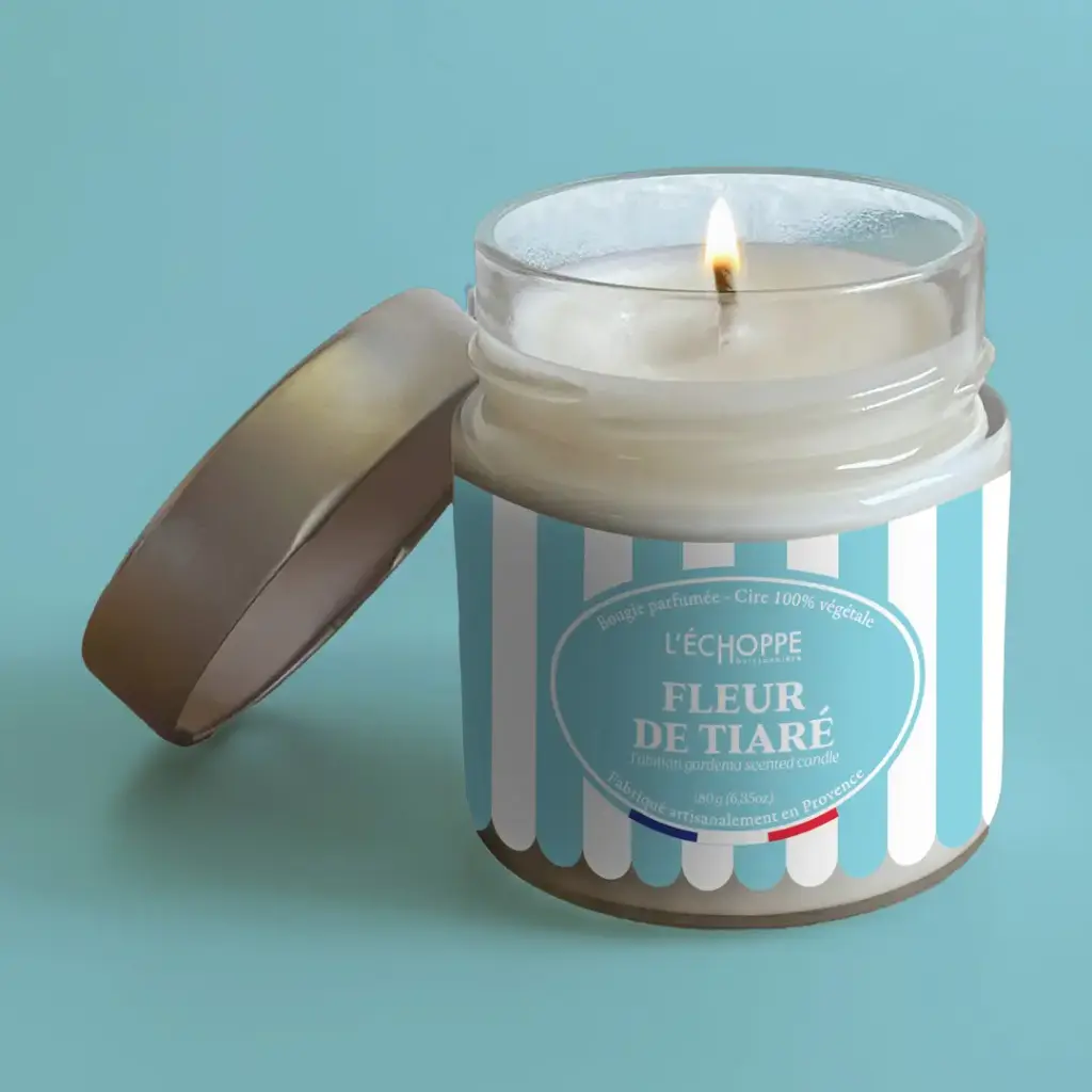 FLEUR DE TIARÉ - TAHITIAN GARDENIA SCENTED CANDLE