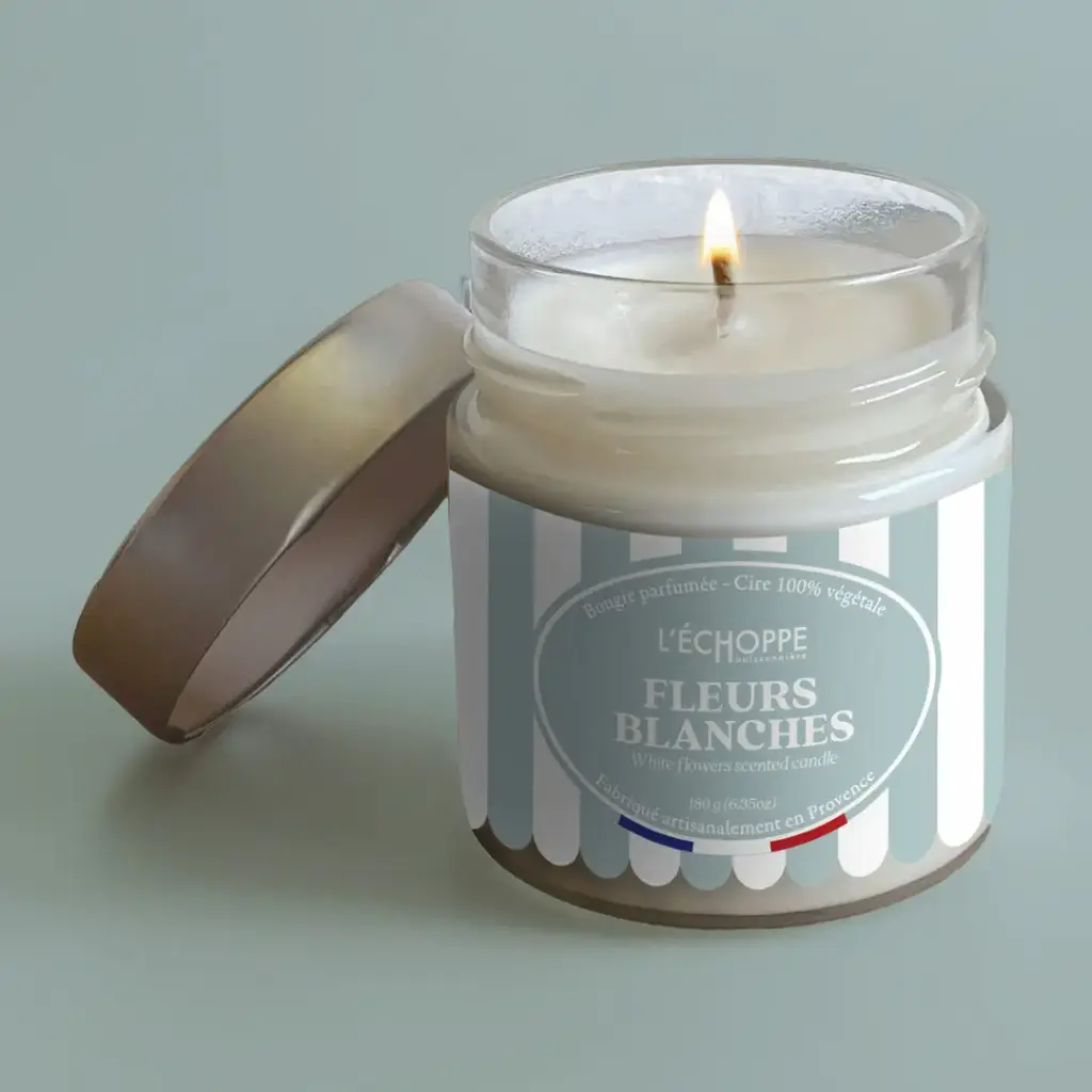 FLEURS BLANCHES - WHITE FLOWERS SCENTED CANDLE