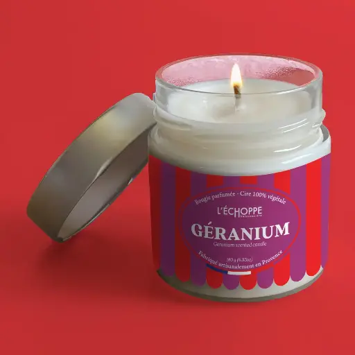 GÉRANIUM SCENTED CANDLE