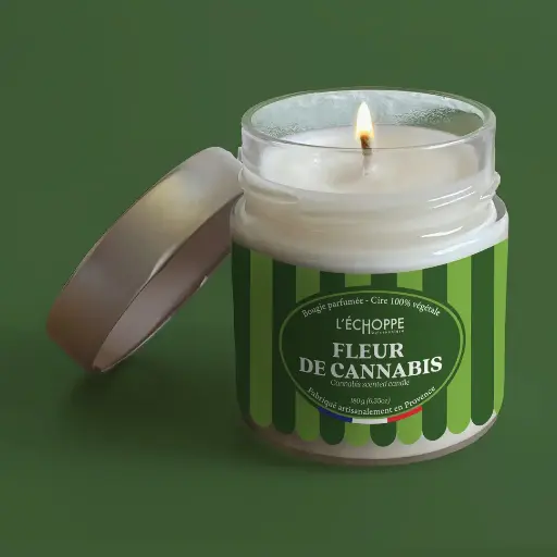 FLEUR DE CANNABIS - CANNABIS SCENTED CANDLE
