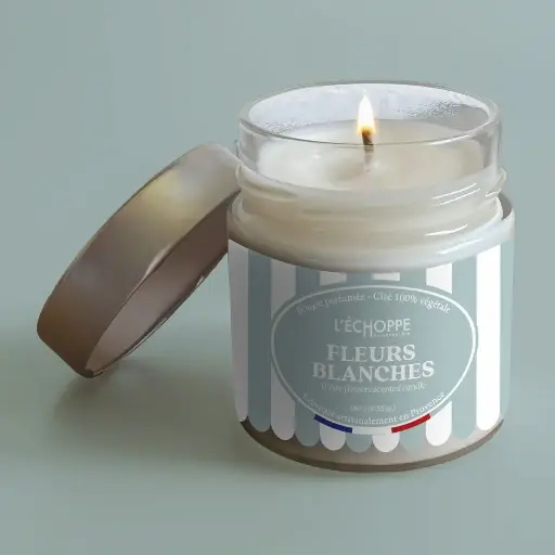 FLEURS BLANCHES - WHITE FLOWERS SCENTED CANDLE